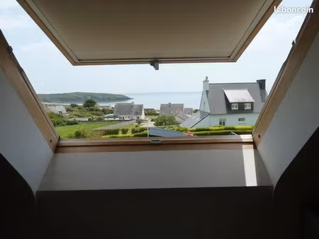 a louer à l'année belle maison familiale de 113 m² à 150 m de la plage de telgruc-sur-mer