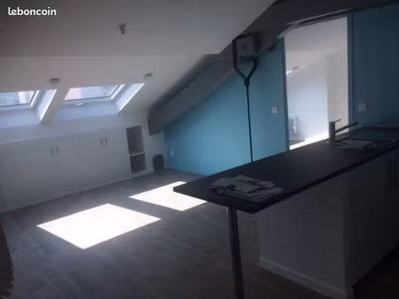 f2 de 45 m² (35 m² loi carrez) bien situé dans st etienne
