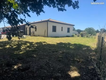 maison t4 avec garage - vue dégagée champs et nature