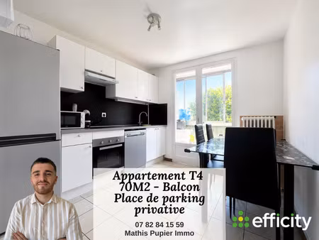 appartement 4 pièces - 66 m²