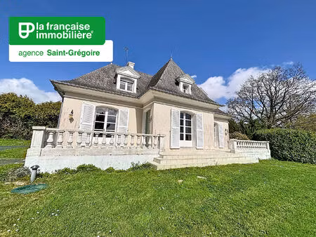 maison type 6 à louer - 182.30 m² - 4 chambres - jardin - rénovée - vignoc - axe rennes / 