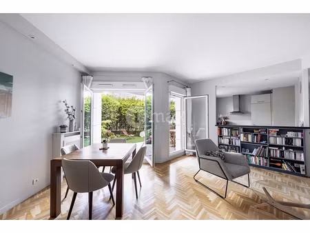 courbevoie becon - 3 pieces 84 m² + jardin 63 m² + box - 695 000 € fai