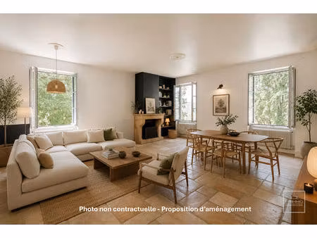 genay - appartement de charme de 114 m²  parc arboré  parking