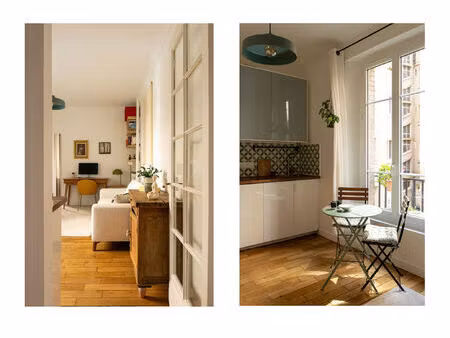 bien rare - appt 3 pièces de 39m2 - rénové et optimisé - daumesnil