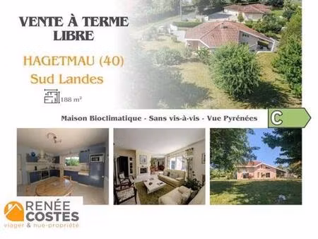 vente à terme libre sur 180 mois - hagetmau (40700)