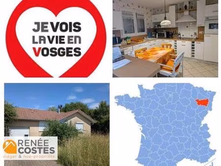 vente en nue propriété - f76 ans - la salle (88470)