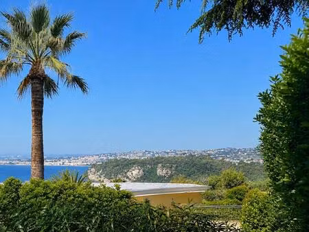 appartement vue dégagée sur nice et les collines  terrasse et jardin
