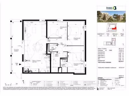 appartement à bordeaux (33300)