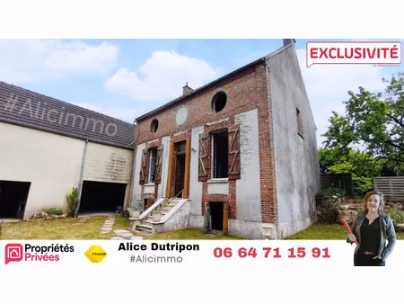 vente maison 3 pièces 78 m² à barbonne-fayel (51120)  49 990 €