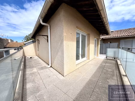 marseillan f3 de 53 m2 avec terrasse de 33 m2 et garage