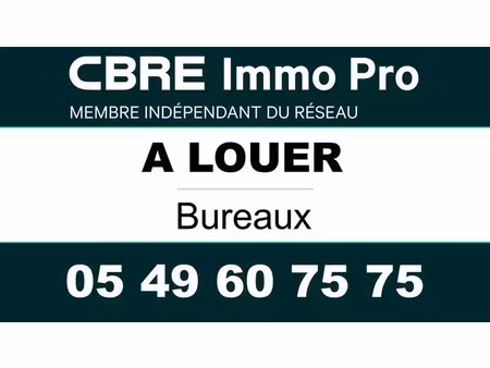 location bureau poitiers 208 m²