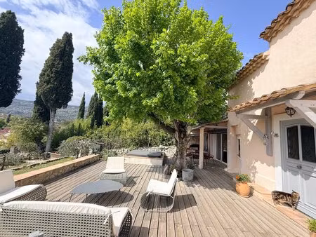 peymeinade villa individuelle 140m2 env 3 chambres terrain 1900m2 env belle vue piscine...