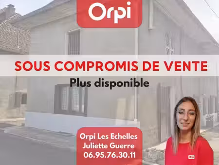 vente maison 3 pièces 68.55 m² à saint-christophe-sur-guiers (38380)  125 000 €