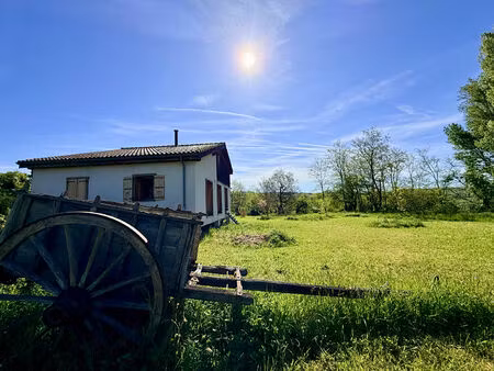 gaudies : maison t4 ossature bois sur terrain 1822m2 au calme