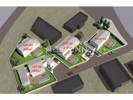 sigean- terrain à batir 452 m2 viabilisé