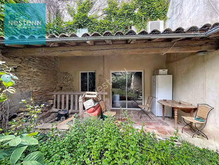 a vendre  ensemble de 162m² maison de village et appartement et jardin intimiste sur la co