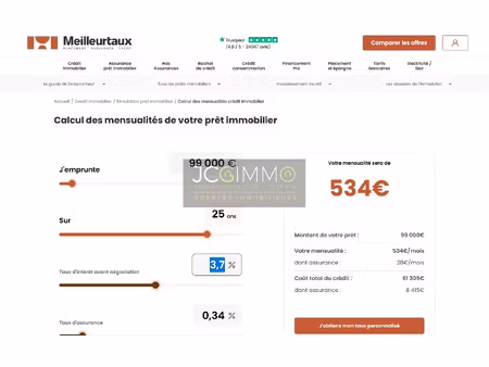achat appartement 2 pièces 40m² toulon 83000