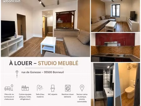 studio meublé - bonneuil en france