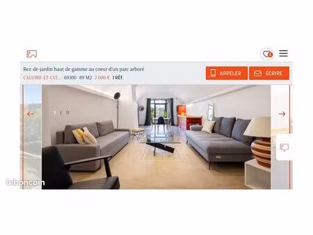 apparemment saône/ parc privé / caluire