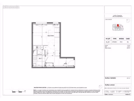 appartement 1 pièce 30 m²