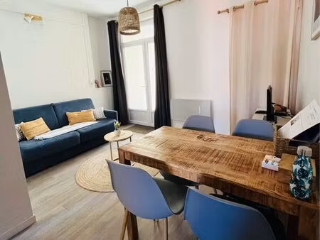 appartement t2 meublé 27m2- centre-ville - renové