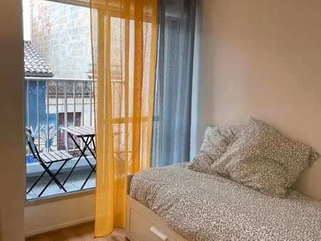 lumineux studio meublé neuf de 21m2