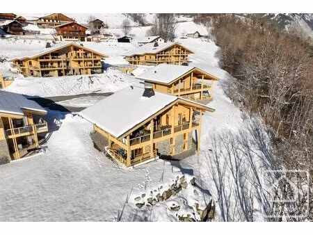 un magnifique chalet moderne construit selon des spécifications élevées  dans un endroit..
