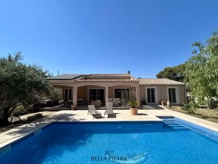 villa de plain-pied rénovée 126 m2 à aubais (30250)