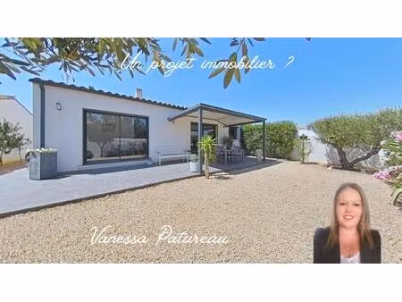 maison salleles d aude 3 pièce(s) 84 m2 - jardin - garage