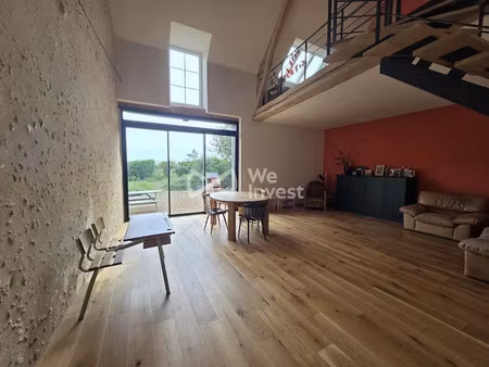 vente ferme 7 pièces 199 m² à saint-aubin-des-coudrais (72400)  349 000 €