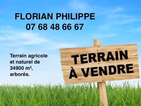 terrain de loisir agricole entièrement clos.