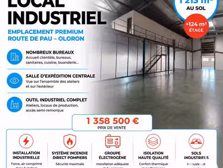 vente boutique/local commercial 1 337 m²