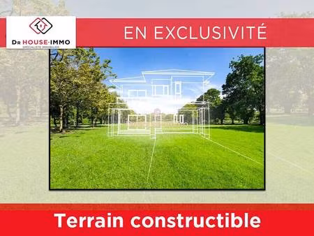 terrain constructible viabilisé à vendre