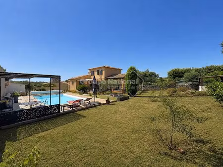 maison saint siffret 115 m2  3 chambres  2 sde  piscine  parcelle de 1222m2