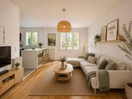 vente appartement 3 pièces à nantes procé - monselet (44000) : à vendre 3 pièces / 55m² na