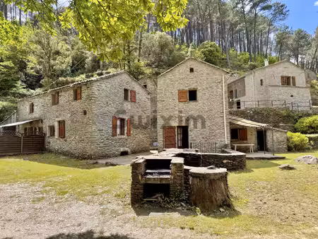 propriété / gîtes en cévennes : hameau complet sur 22 hectares avec piscine  rivière et...