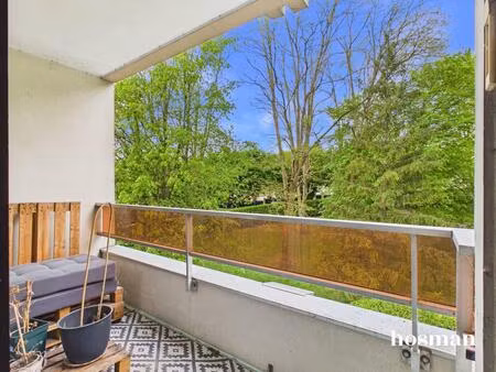 calme absolu ! t3 de 69 m² avec balcon et garage - 5min tram t4 - allée thiellement  le ra