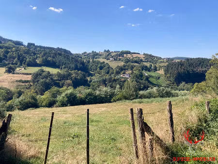 terrain constructible avec belle vue dégagée - cours (69470)