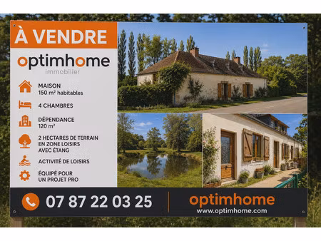 saint-armel (56) – propriété de caractère  4 chambres avec 2 hectares de terrain à 2 minut