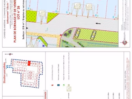 vente terrain 218 m² à aigrefeuille-d'aunis (17290)  71 100 €