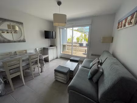 benodet plage - appartement de vacances t3 avec terrasse à vendre (46 34m²)