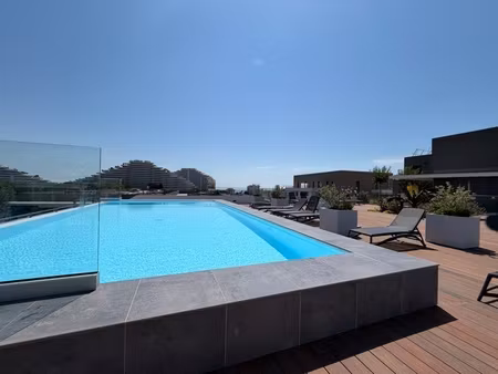 à vendre – villeneuve loubet (06) appartement 3 pièces en rez-de-jardin dans une résidence
