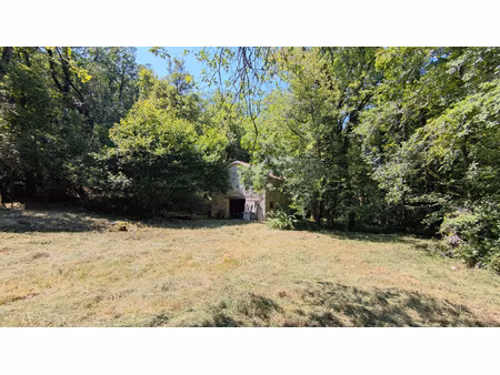 terrain 6 3 ha boisé avec une petite grange et une cabane en