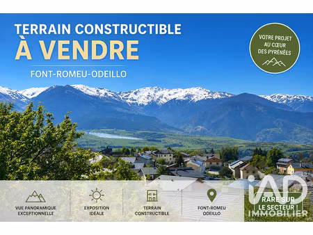 vente terrain 431 m² à font-romeu-odeillo-via (66120)  125 000 €