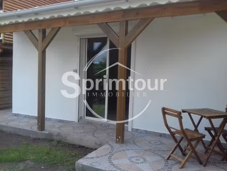 studio meublé en rez-de-jardin