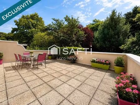 3 pièces avec terrasse xxl et vue verdoyante