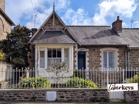 dinard – secteur pionnière / corbières – maison de caractère en pierre avec jardin – un po