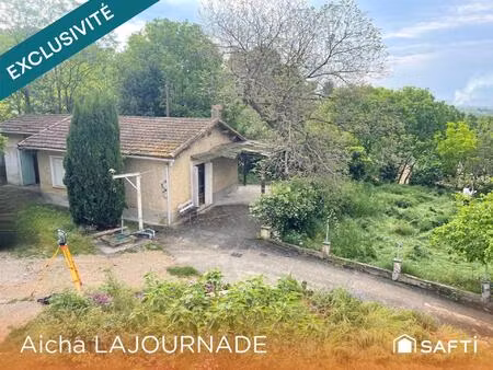 maison 80 m2 à rénover  terrain de 587m2