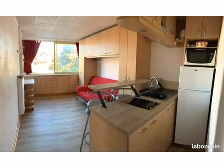 studio vendu loué - idéal investisseur - antibes la badine - aucun travaux