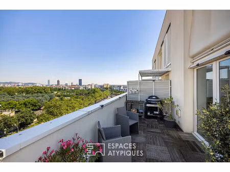 duplex et terrasse plein ciel avec vue dégagée